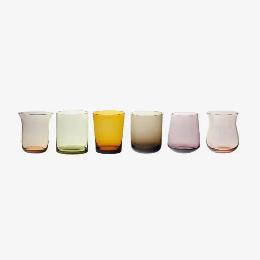 Bitossi Home | Nuance Assorted Liquor Glasses - Set of 6