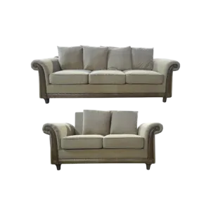 Bless 3 2 Fabric Sofa Light Brown #1300