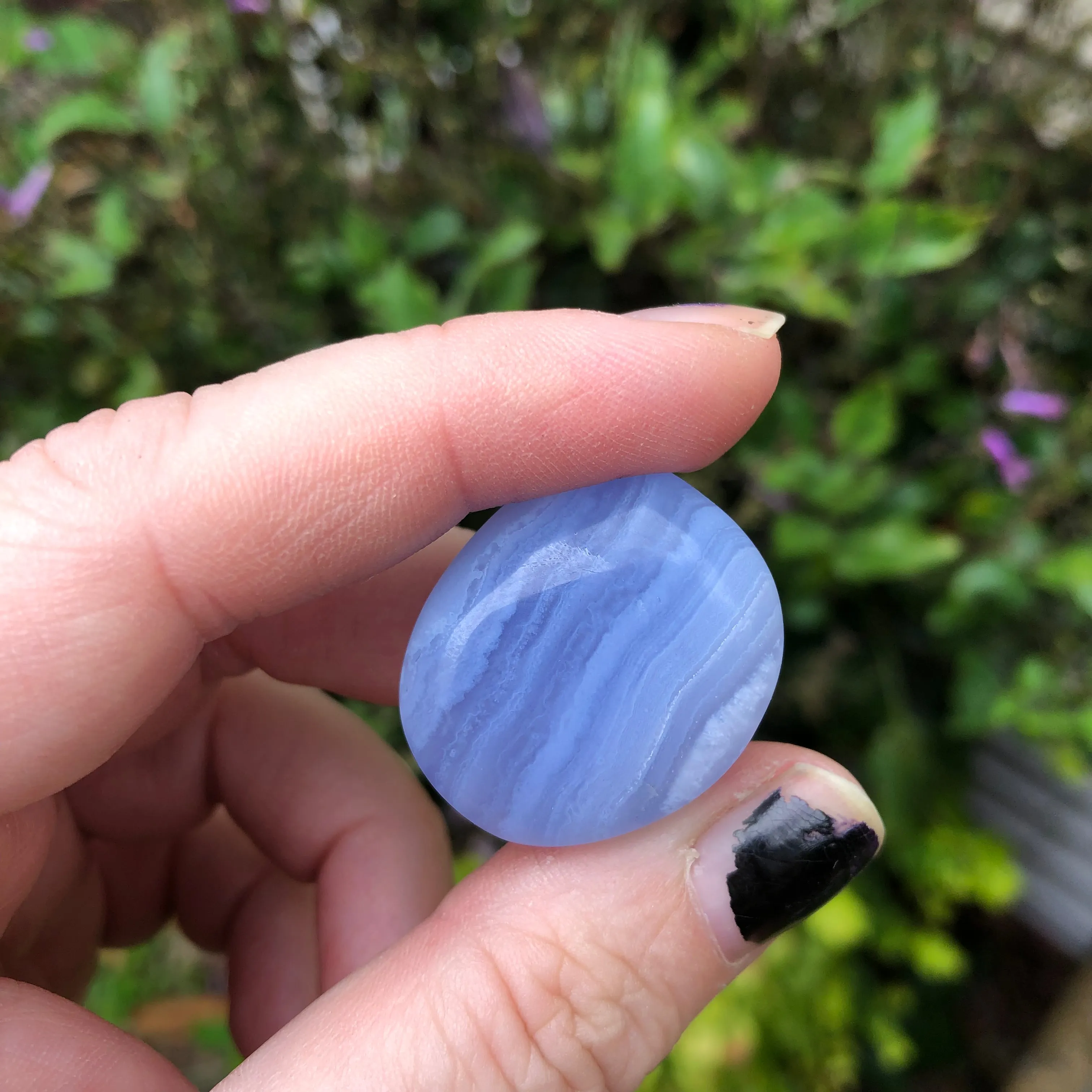Blue Lace Agate - Tumble Stone