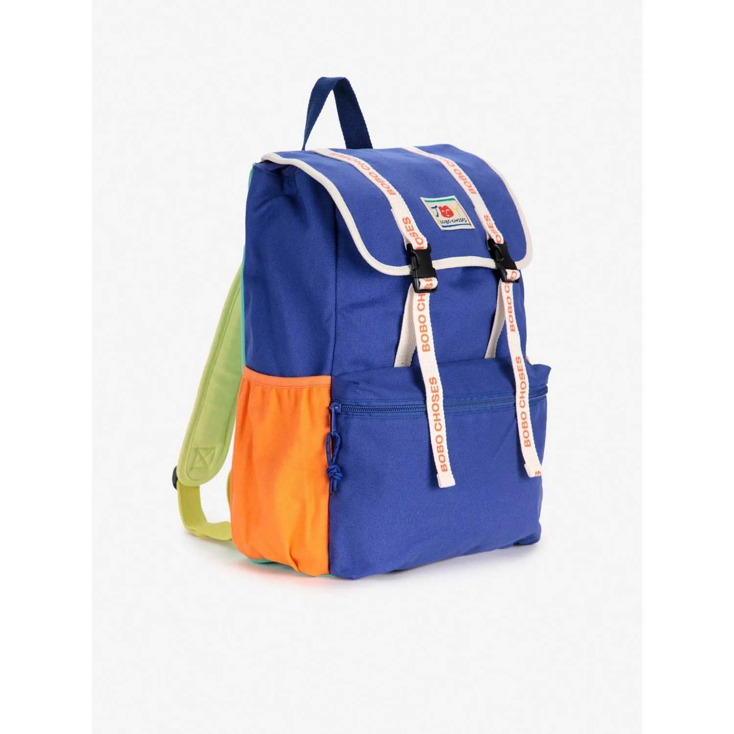 Bobo Choses Blue Smiling Label Backpack