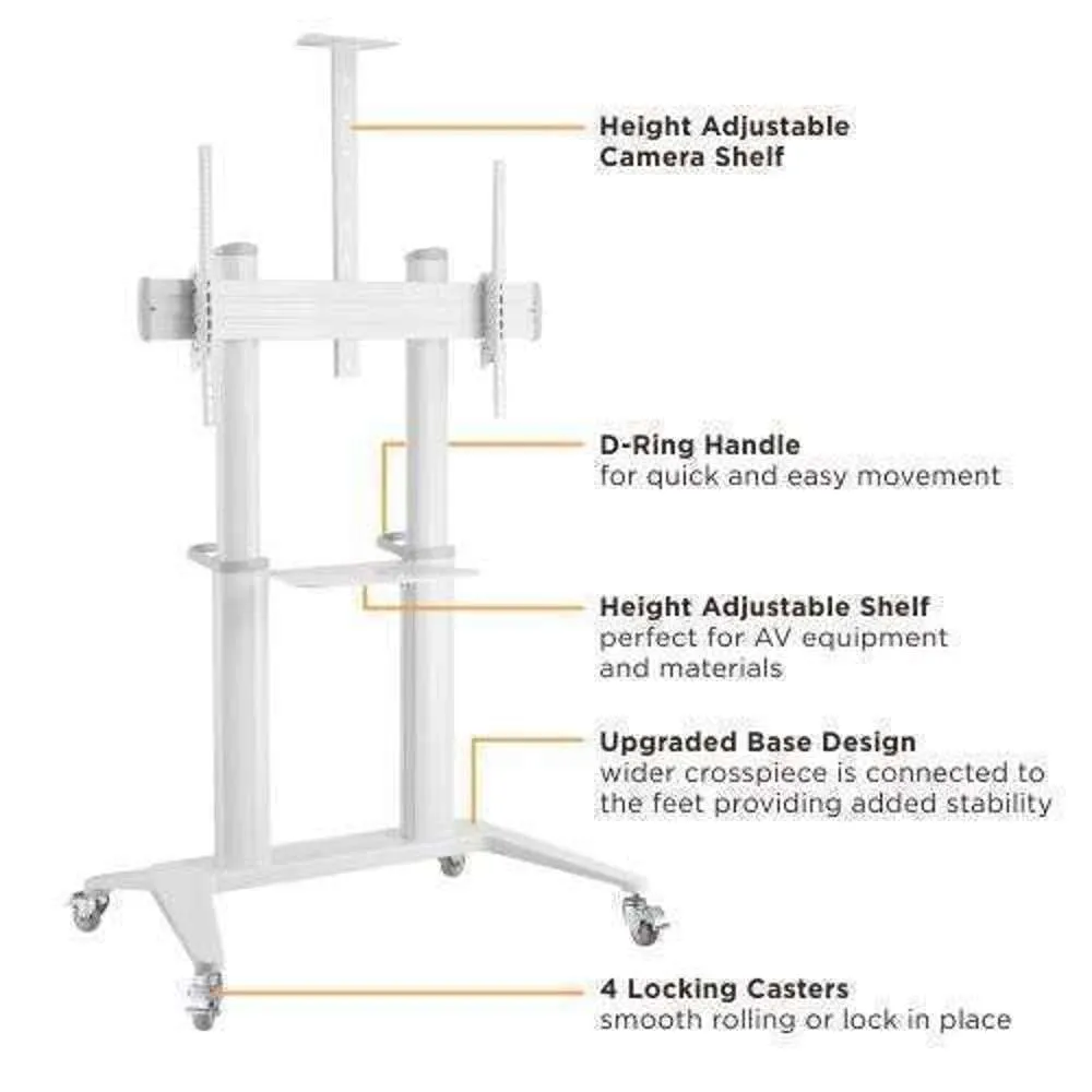 Brateck Mobile TV Cart 70" - 120"