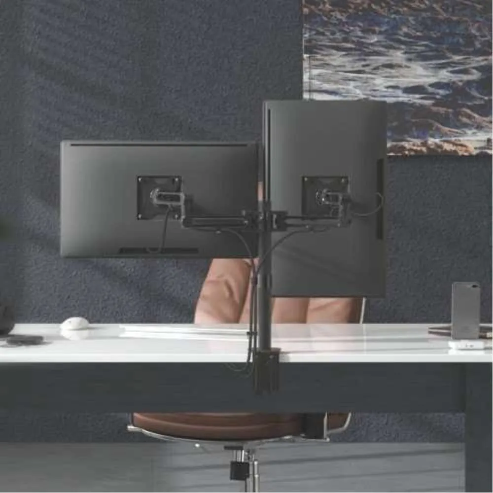 Brateck Monitor Desk Mount Dual Arm 17" - 32"