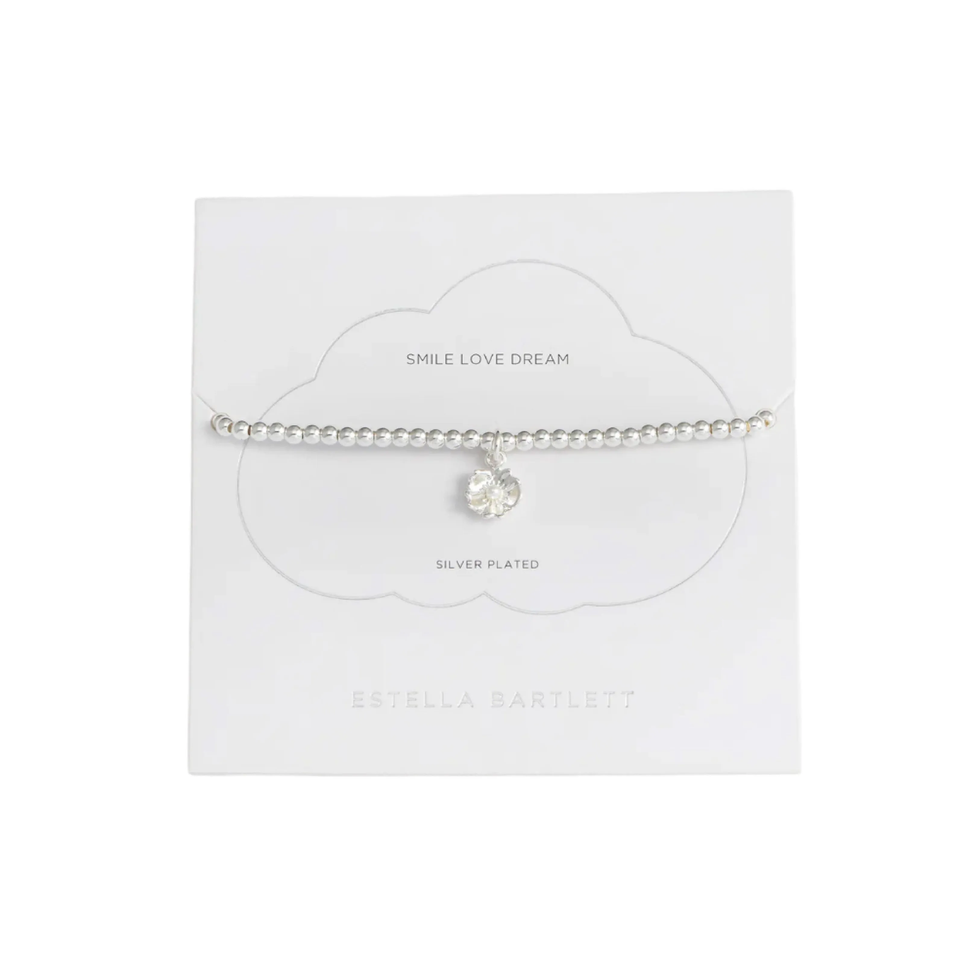Buttercup Pearl Charm Bracelet | Silver Plated