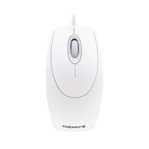 CHERRY WHEELMOUSE OPTICAL Corded Mouse, Pale Grey, PS2/USB