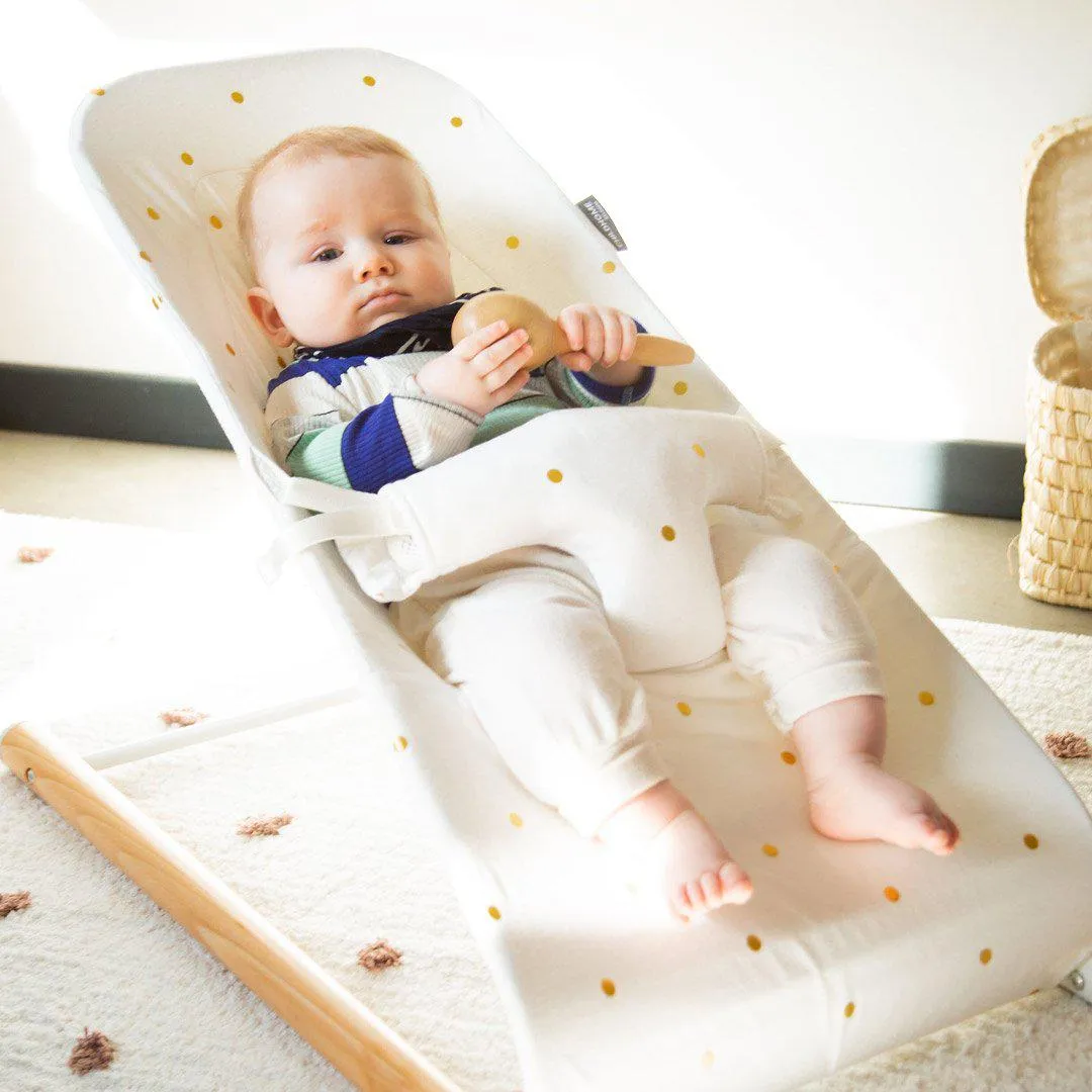 Childhome Evolux Bouncer Cover - Gold Dots