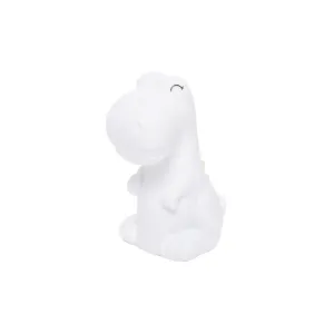 Colour Changing Night Light | White Dinosaur with Soft Green Mane | Mini