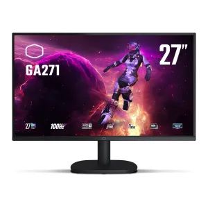 Cooler Master Gaming GA271 27" Wide Quad HD Monitor - 100Hz, 1ms, VA, Adaptive Sync, Black
