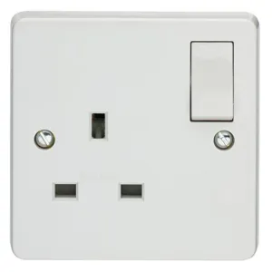 Crabtree Capital 4304 13A 1 Gang Switched Socket