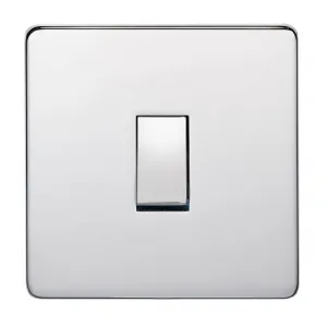 Crabtree Platinum 7175-HPC 1 Gang Intermediate Switch Highly Polished Chrome