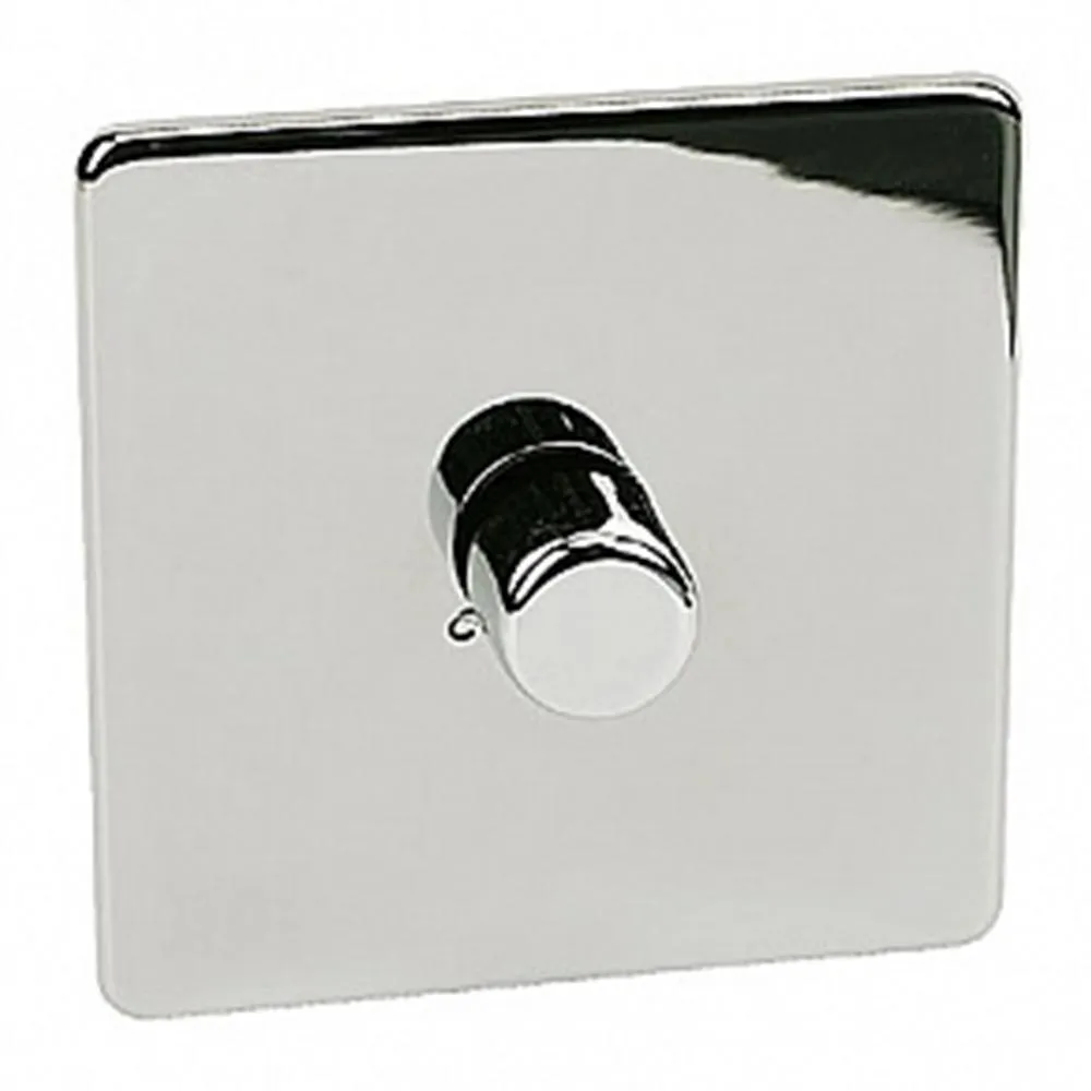 Crabtree Platinum 7400-D1-HPC 1 Gang Dimmer Highly Polished Chrome