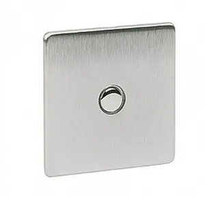 Crabtree Platinum 7400-RD1-SC 1 Gang Remote Dimmer Satin Chrome