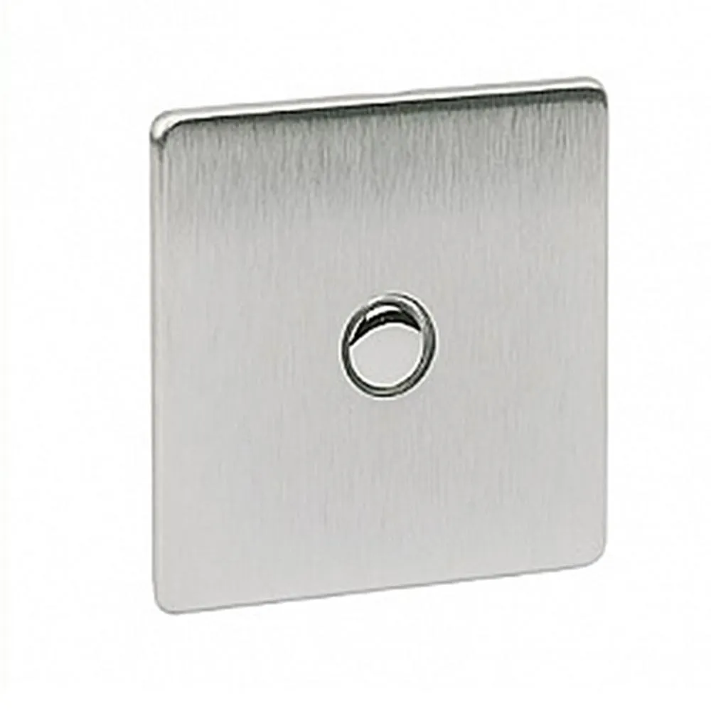 Crabtree Platinum 7400-RD1-SC 1 Gang Remote Dimmer Satin Chrome