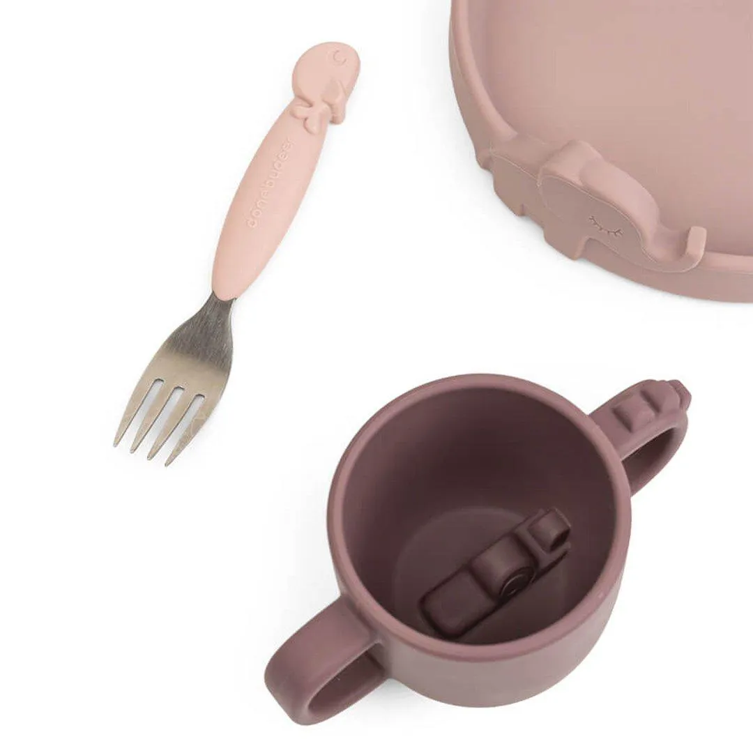 Done by Deer Peekaboo Dinner Set - Deer Friends - Powder