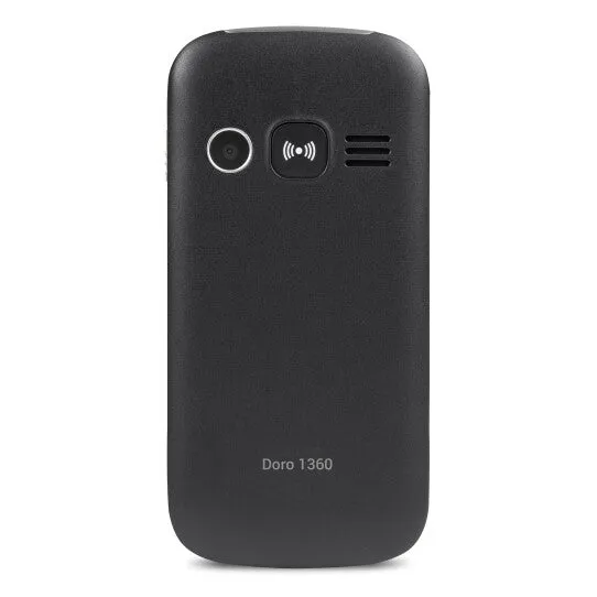 Doro 1360 6.1 cm (2.4") 96 g Black Feature phone