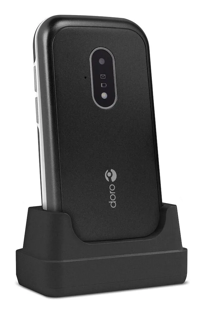 Doro 7030 7.11 cm (2.8") 124 g Black, White Feature phone