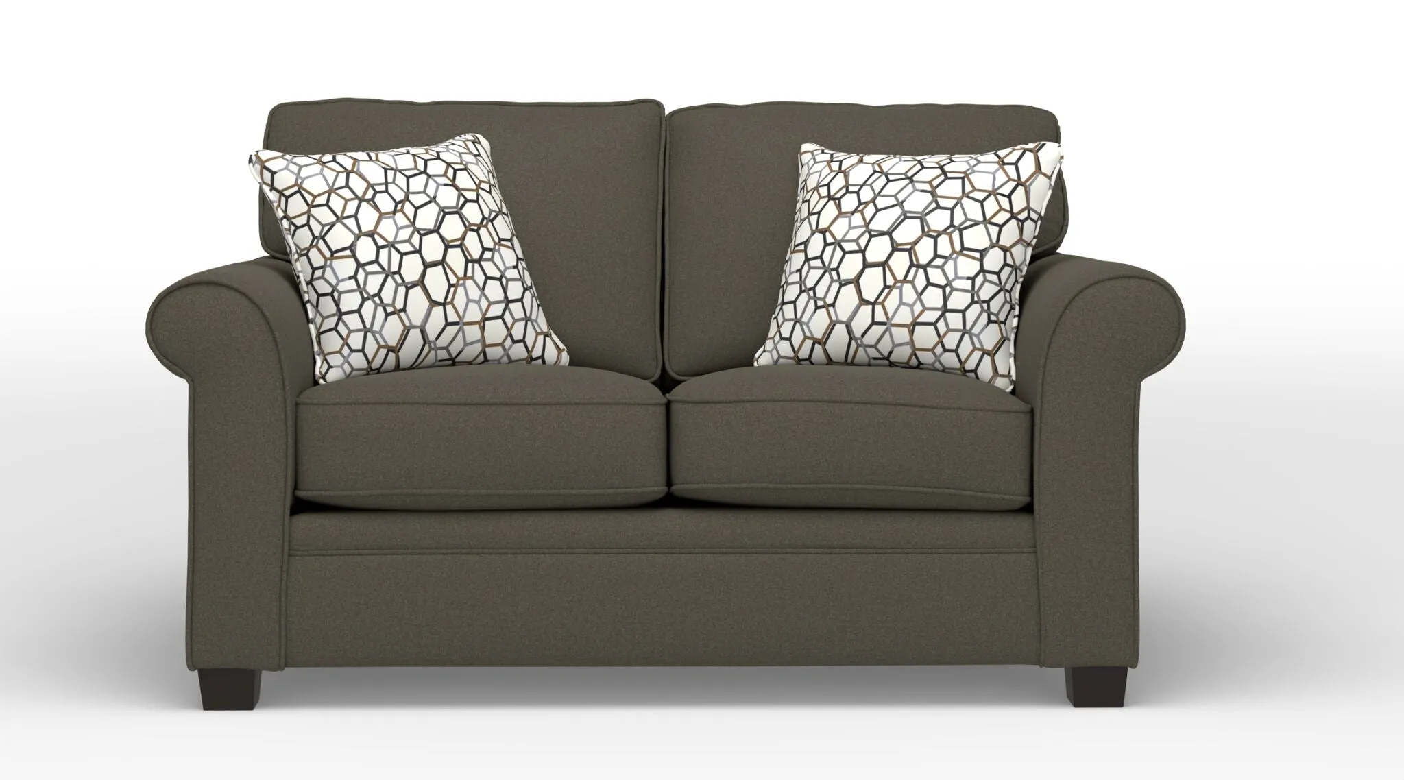 Duffield Loveseat - Arlo Brown