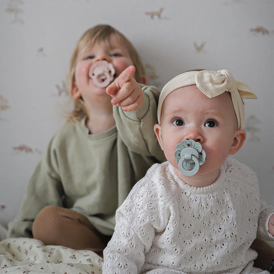 Elodie Details Binky Bloom Pacifier - Mineral Green