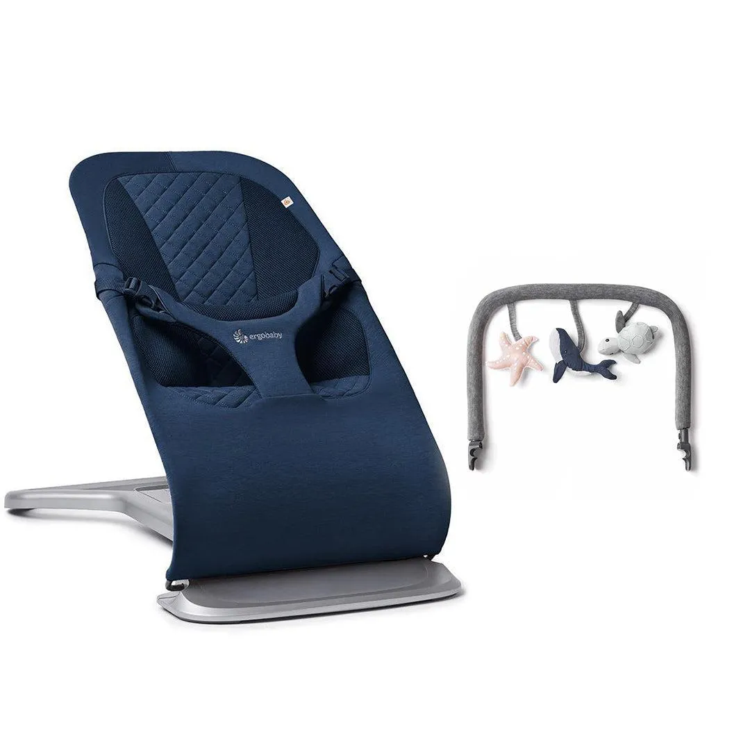 Ergobaby Evolve Baby Bouncer - Midnight Blue