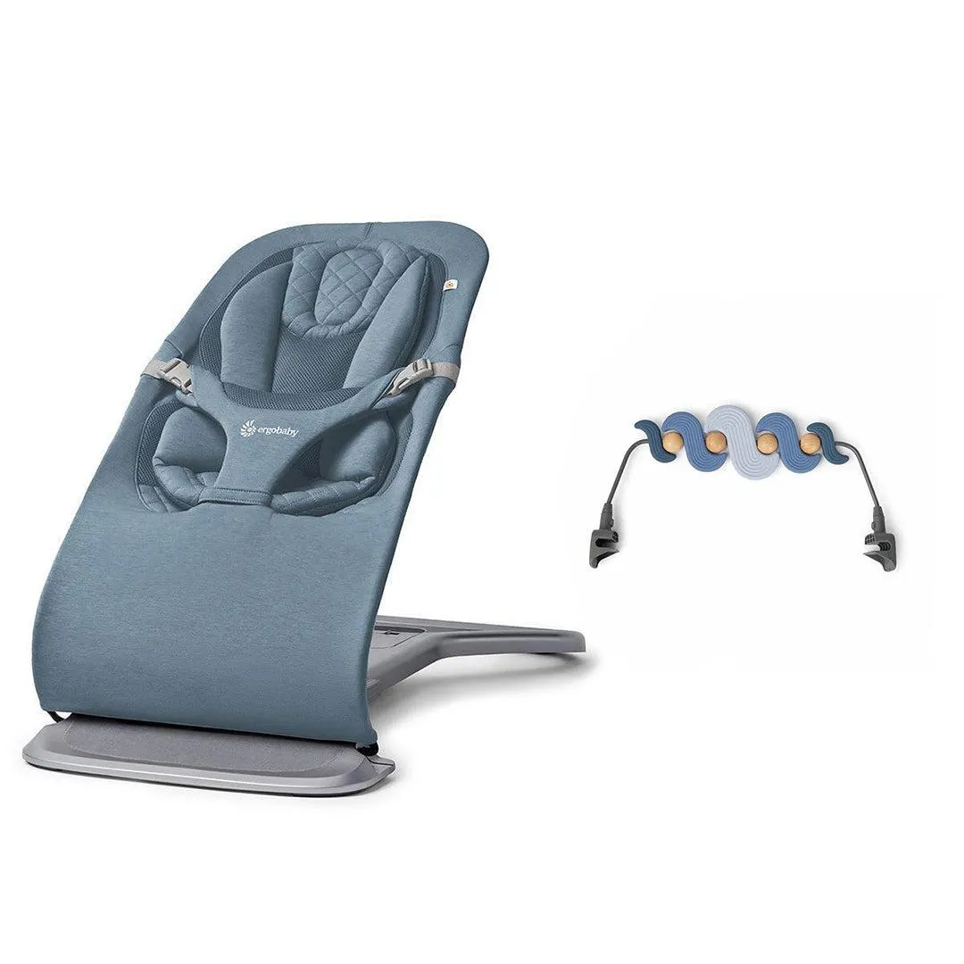 Ergobaby Evolve Baby Bouncer - Oxford Blue