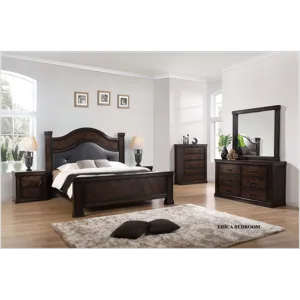 Erica Bedroom Set - Queen Bed/Bedside/Dresser/Chest Drawer