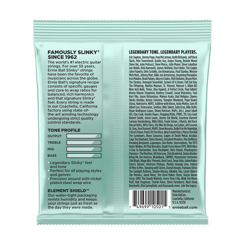 Ernie Ball Mondo Slinky Nickel Wound Electric Guitar Strings, 10.5-52 Gauge