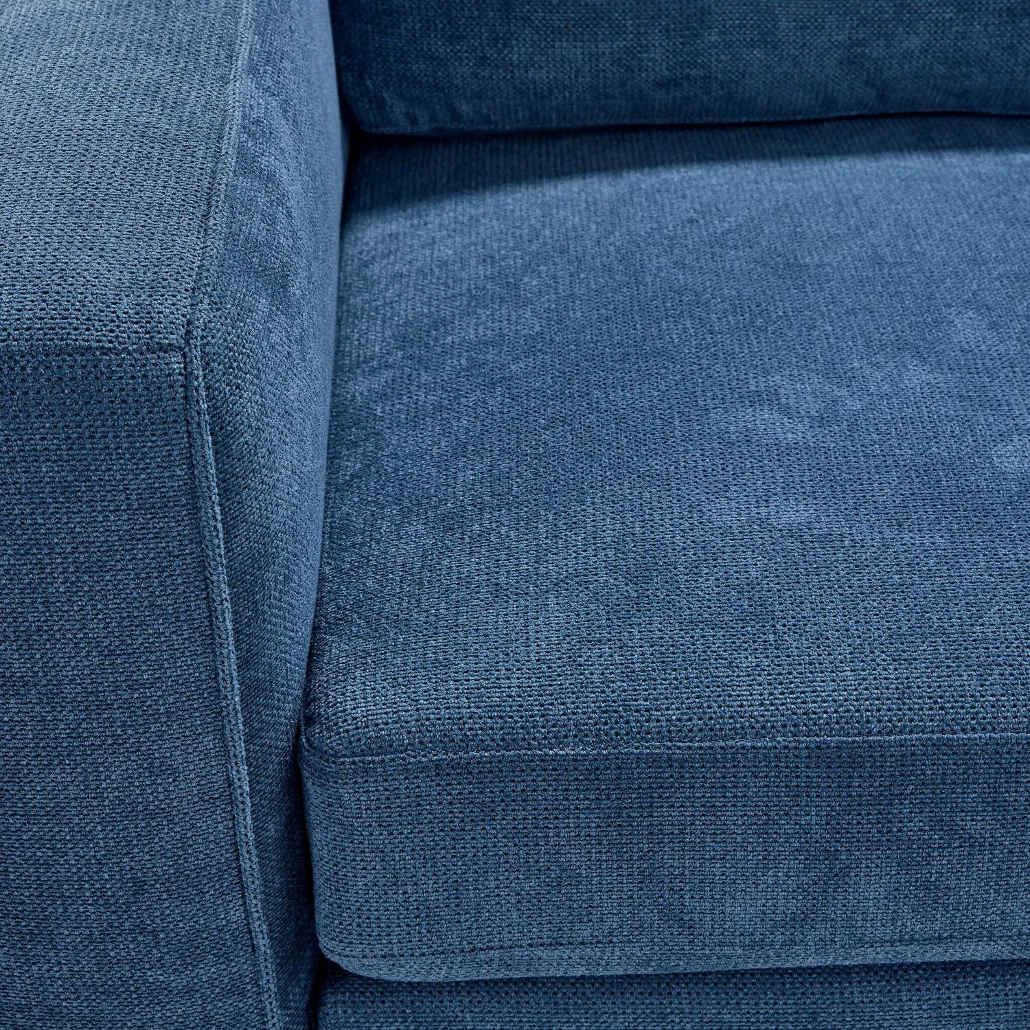 Feeling Connected - Connex 3-Piece Modular Chair with Storage Console - Blue