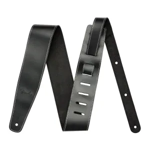 Fender Broken In Leather Strap in Black