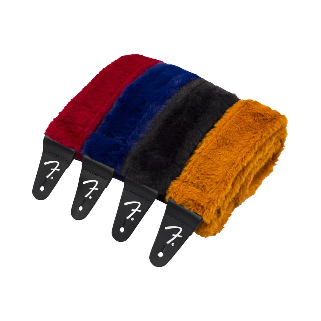 Fender Poodle Plush Strap Red