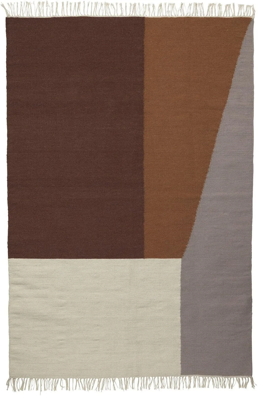 Ferm Living Kelim Carpet Borders, 160x250cm