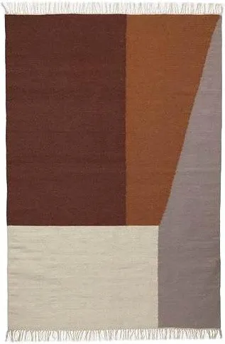 Ferm Living Kelim Rug Borders, 140x200cm