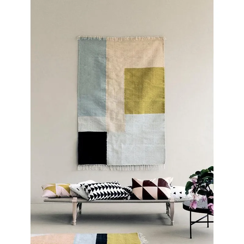 Ferm Living Kelim Rug Squares, 80x140cm