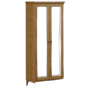 Finestra Prata 2 Door Closet with Mirror L820 x W430 x H1775mm Freijo No Warranty