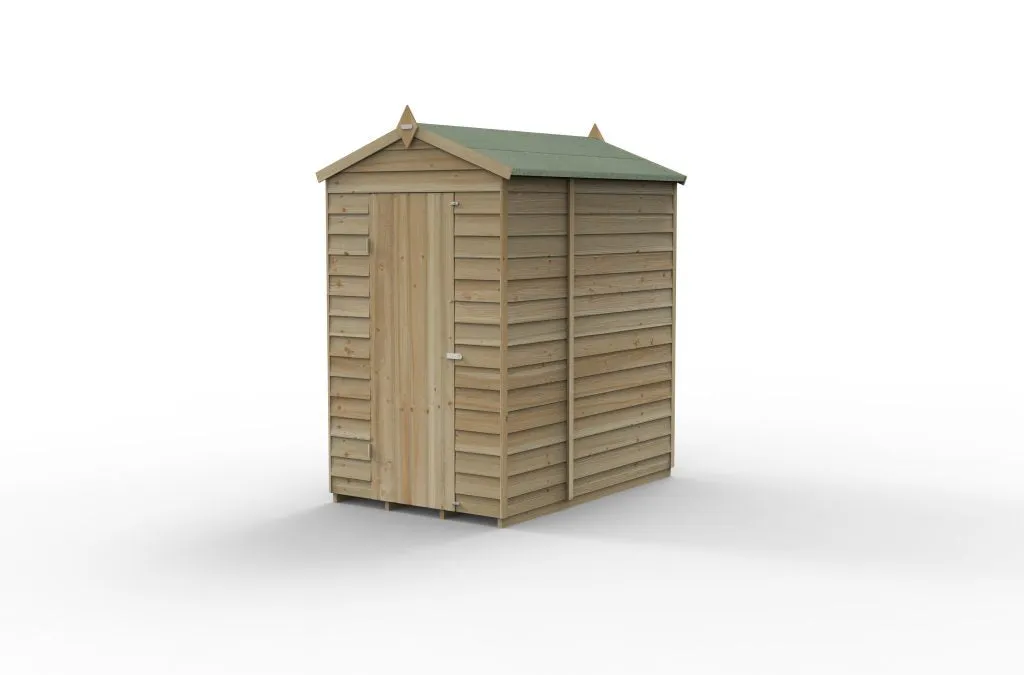 Forest Garden 4life Apex Shed 4x6 without Windows