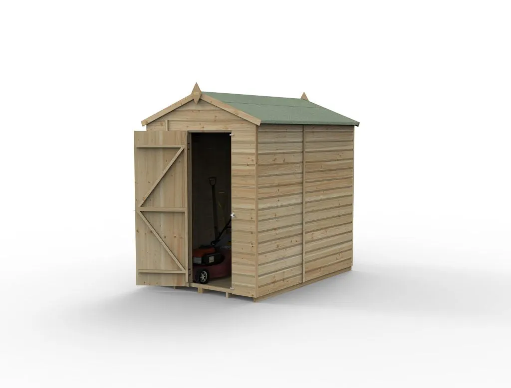 Forest Garden Beckwood 5x7 Apex Shed without Windows