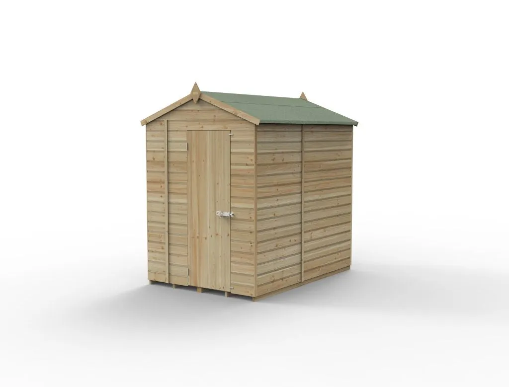 Forest Garden Beckwood 5x7 Apex Shed without Windows