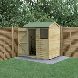 Forest Garden Beckwood 6x4 Reverse Apex Shed with Window
