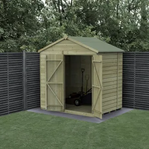 Forest Garden Beckwood 7x5 Apex Shed with Double Door