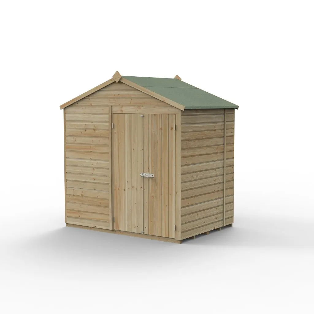 Forest Garden Beckwood 7x5 Apex Shed with Double Door