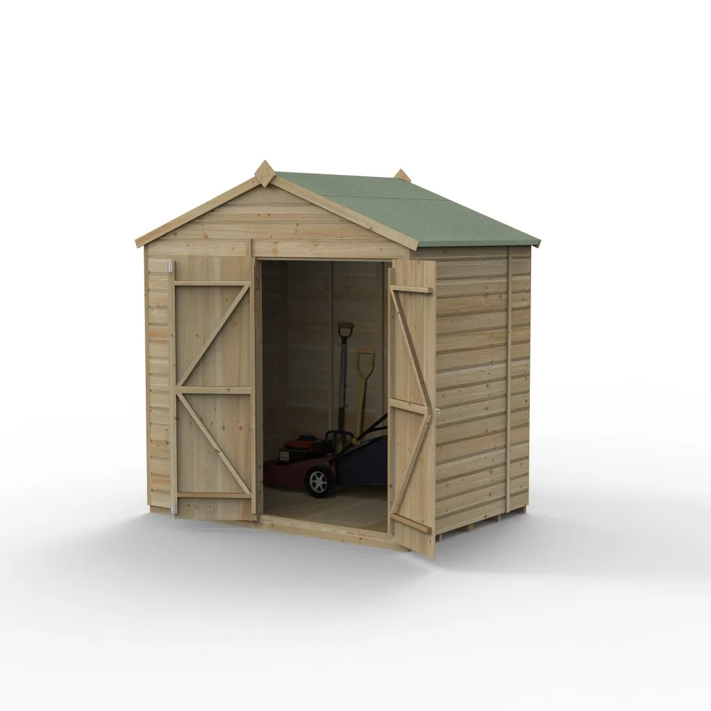 Forest Garden Beckwood 7x5 Apex Shed with Double Door