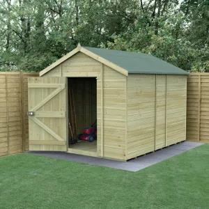 Forest Garden Timberdale 10x8 Apex Shed without Windows
