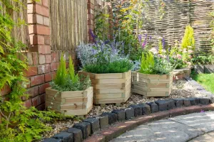 Forest Garden York Hexagonal Planter - Set Of 3