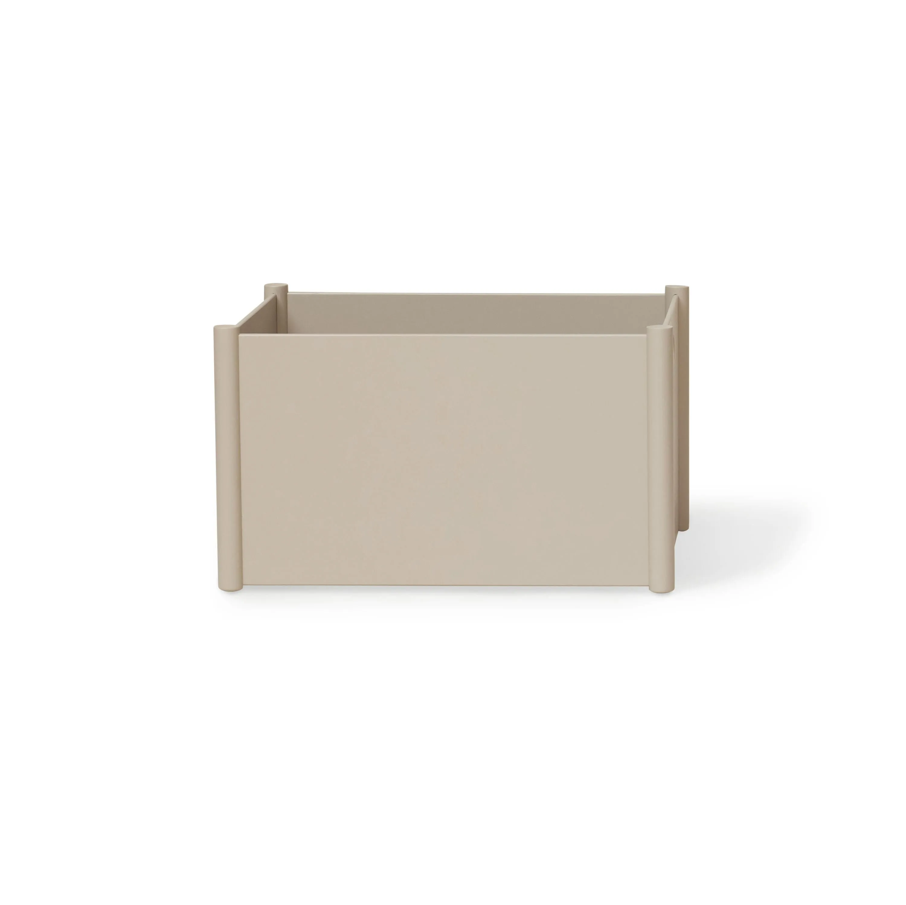 Form & Refine Pillar Storage Box Large. Warm Grey