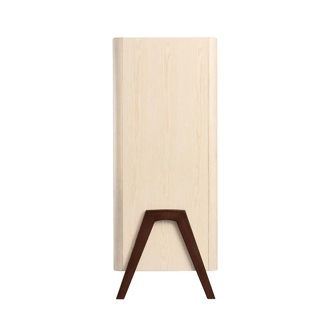 Gaia Baby Hera Cot Bed   Dresser   Wardrobe Three Piece Bundle - Natural   Walnut