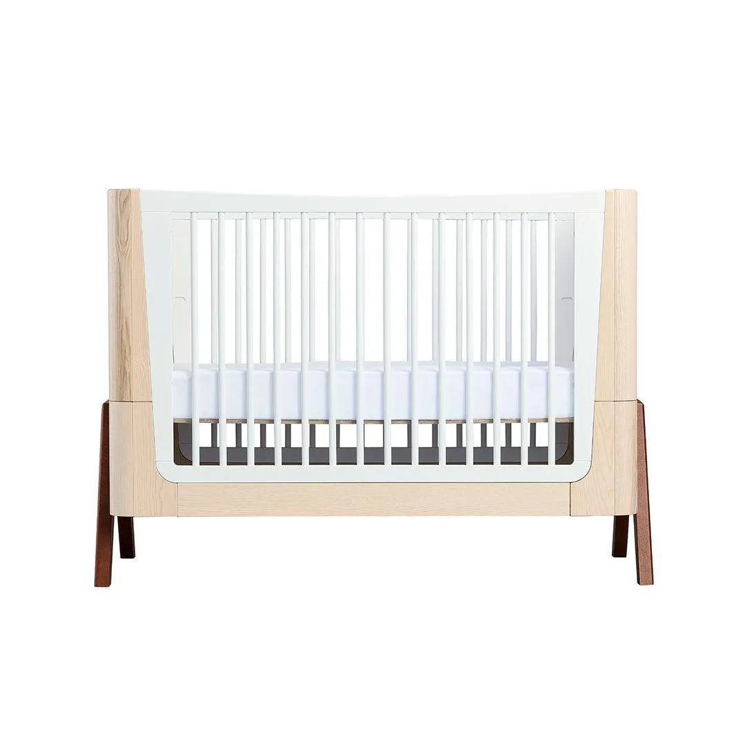 Gaia Baby Hera Cot Bed   Dresser   Wardrobe Three Piece Bundle - Natural   Walnut
