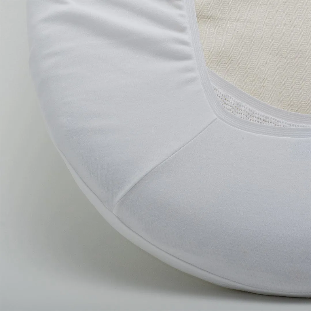 Gaia Baby Mini Cot Fitted Sheets - White - 2 Pack