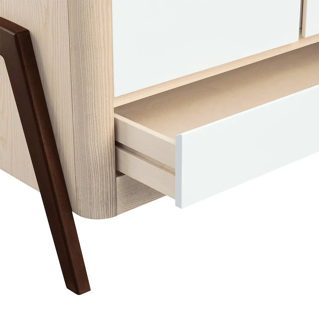 Gaia Hera Wardrobe - Natural   Walnut