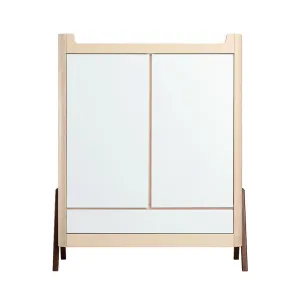 Gaia Hera Wardrobe - Natural   Walnut