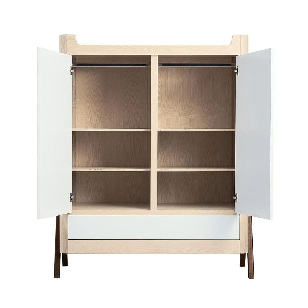 Gaia Hera Wardrobe - Natural   Walnut