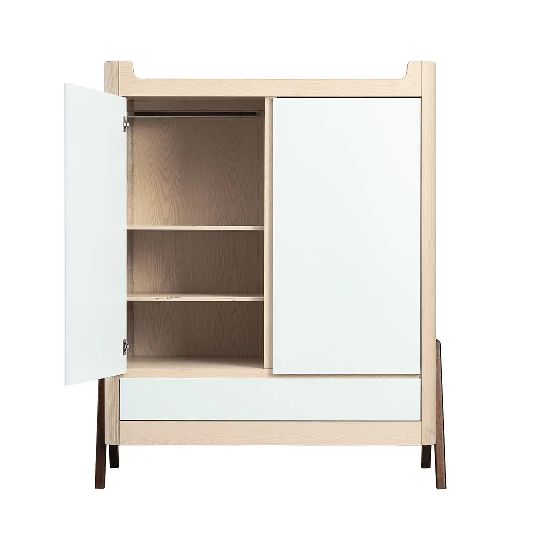 Gaia Hera Wardrobe - Natural   Walnut