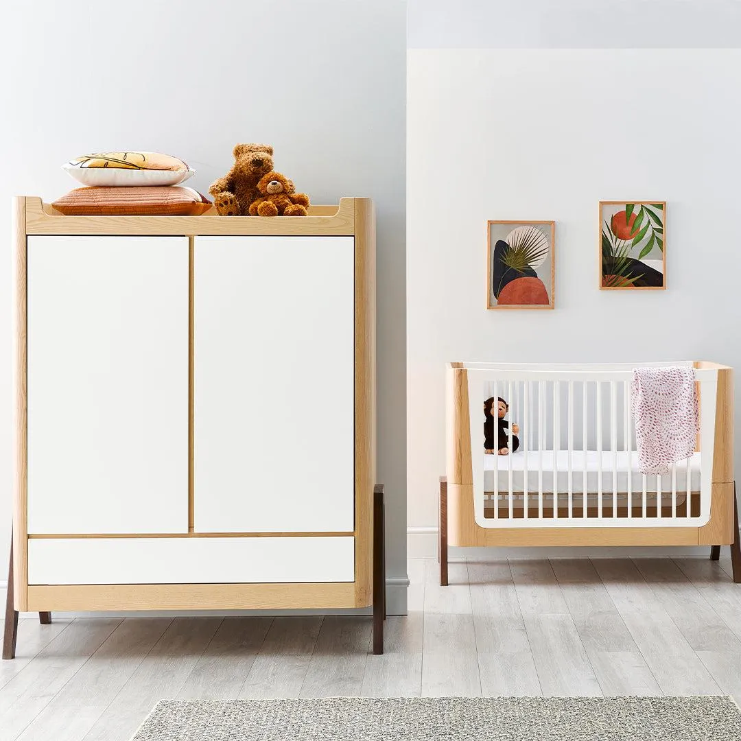 Gaia Hera Wardrobe - Natural   Walnut